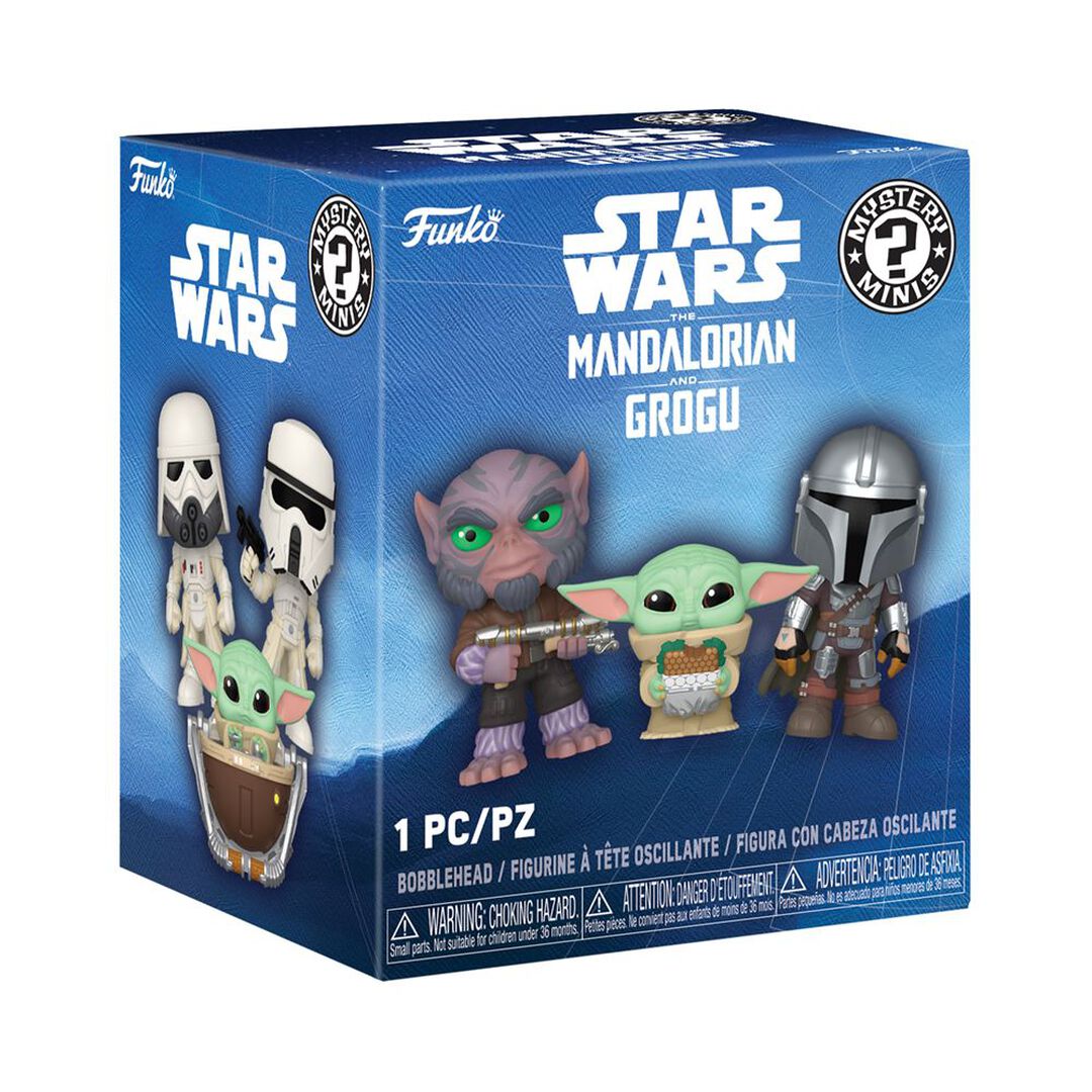 Figurine Funko Mystery Mini  | Star Wars Mandalorien Et Grogu
